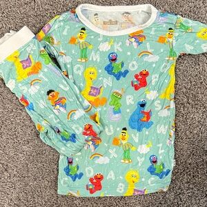 Little Sleepies Sesame Street Pajama Set - Multicolor